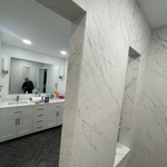 Shower Cladding Pic #2 w/ Vanity