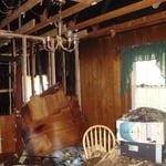 Dining Room after Fire