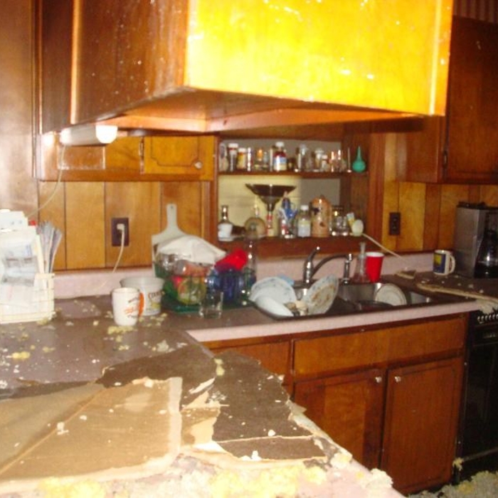 Kitchen Counters Before