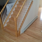 Prefinished floor & custom stairs