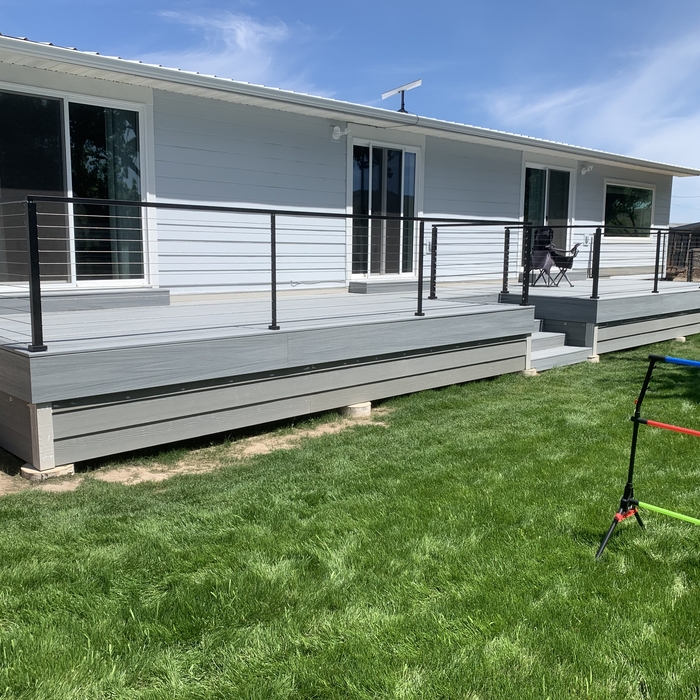 River view deck