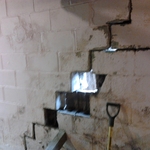 before Foundation wall