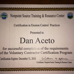 D.E.P. Certification