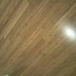 Bamboo flooring install.