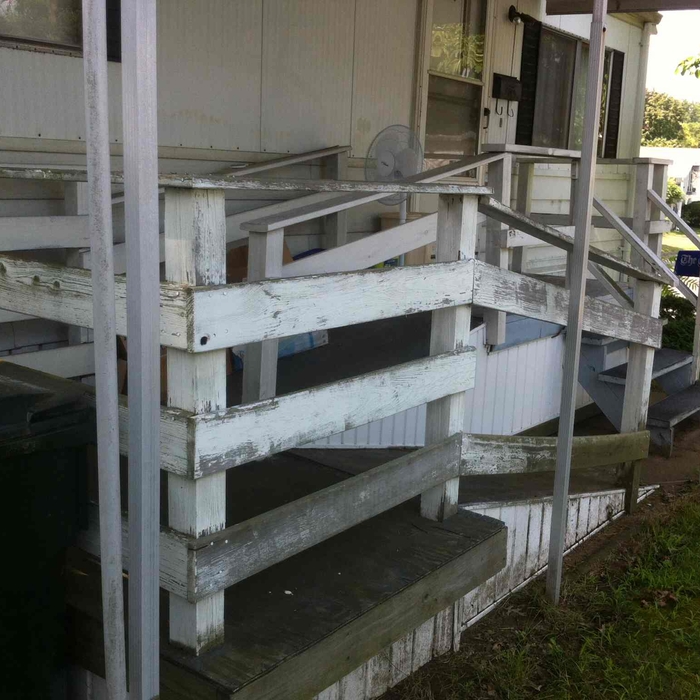this was the condition off the mobile home