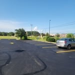 Sealcoat parking lot