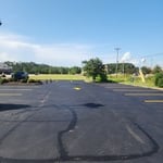 Sealcoat parking lot
