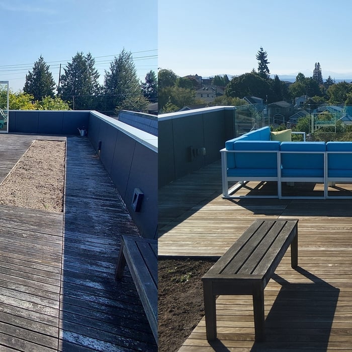 Roof Deck Cleaning
