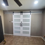 Double barn door