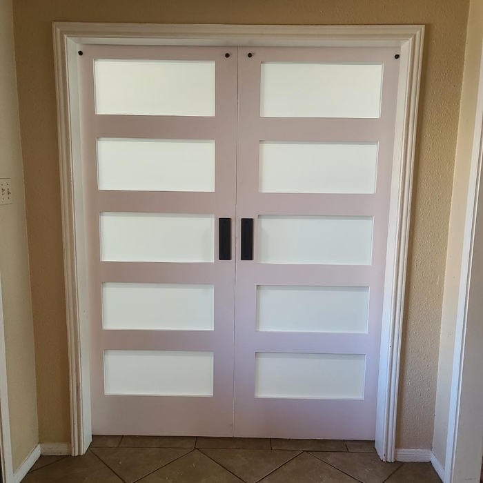 Double barn door