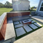 Modern style patio