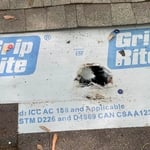 Roof hole repair