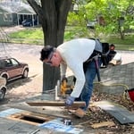 Roof hole repair