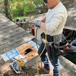 Roof hole repair