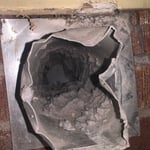Internal vent before cleaning