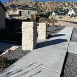 Stone pillars