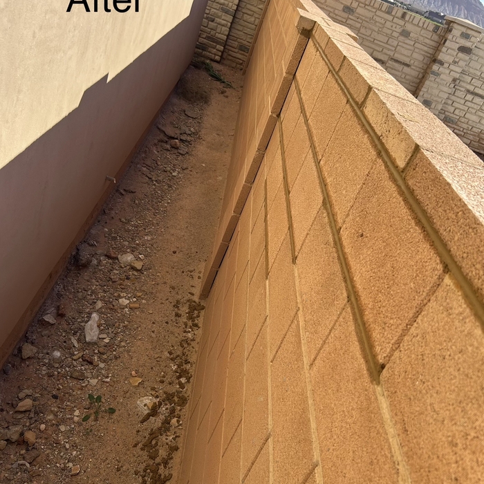 Block wall repair