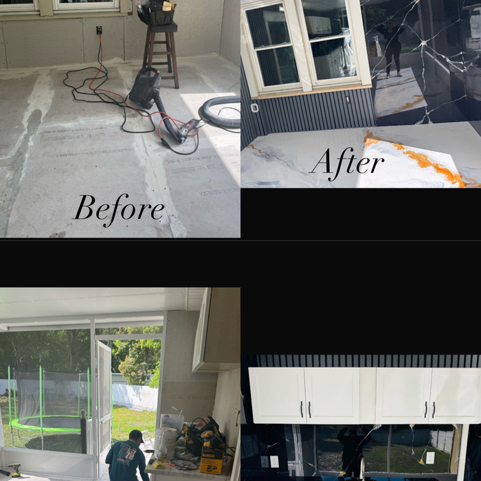 Countertop
Walls
Backsplash