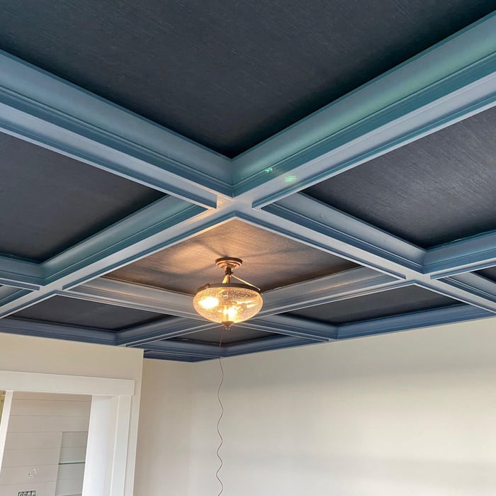 Coffered ceiling