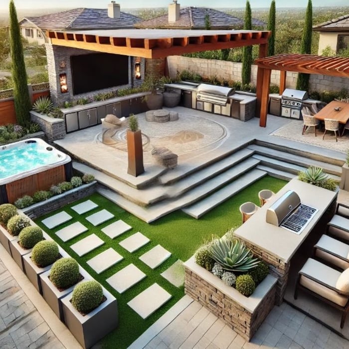 Madera back yard design