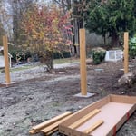 NEW PERGOLA AND FUNDATION