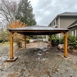 NEW PERGOLA AND FUNDATION