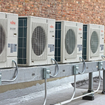 Heat pump condenser