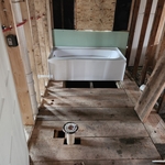 New drain lines