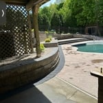 New pool area