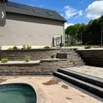 New pool area