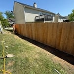New fence side