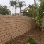 Slump Block Wall