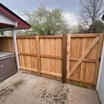 Back of Fence Gate