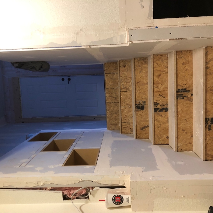 Cubby shelves are in