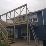 Screened in Deck & Roof
