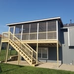 Screened in Deck & Roof
