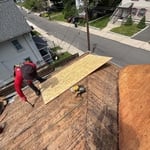 Removing old plywood