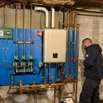 Propane fired boiler