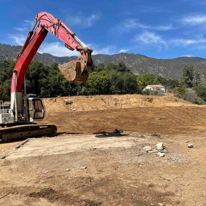 Hillside work