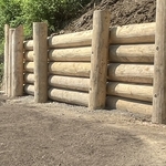 Timber Retaining Wall