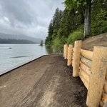 Timber Retaining Wall