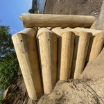 Timber Retaining Wall