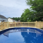 Wooden Pool Deck
