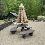 Fire pit/play area