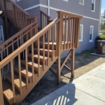 Staircase re-stain