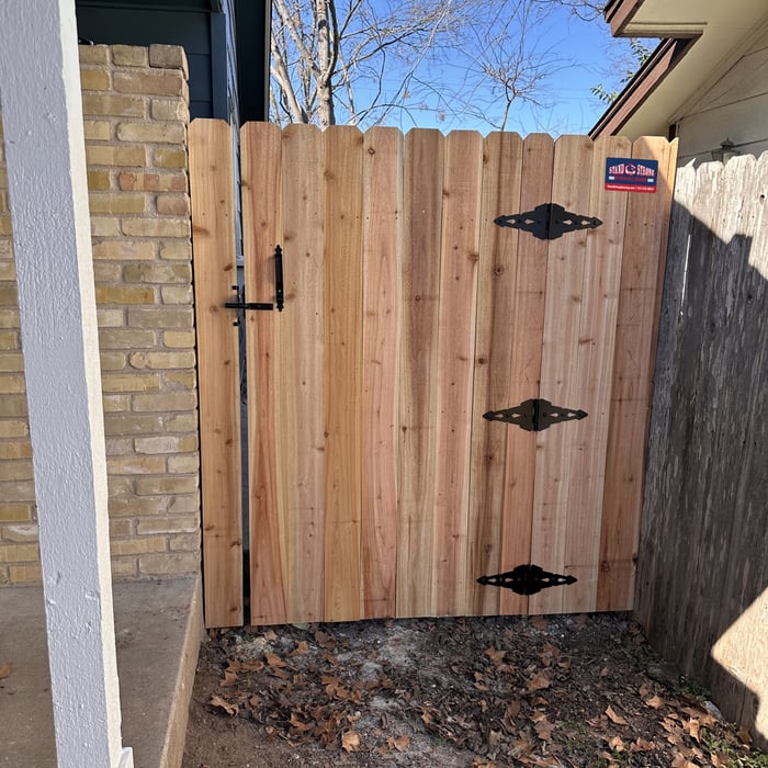 6' ft cedar fence