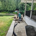 Pavers installation