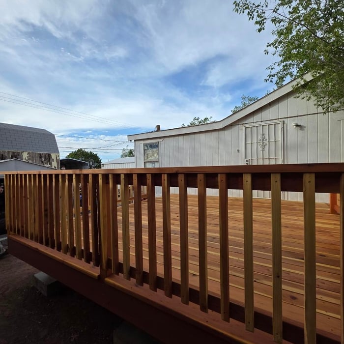 Redwood Deck Build
