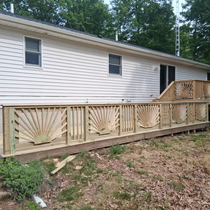 Re-deck treated