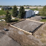 Concrete pad prep